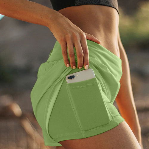 2-in-1 Active Shorts with Pocket