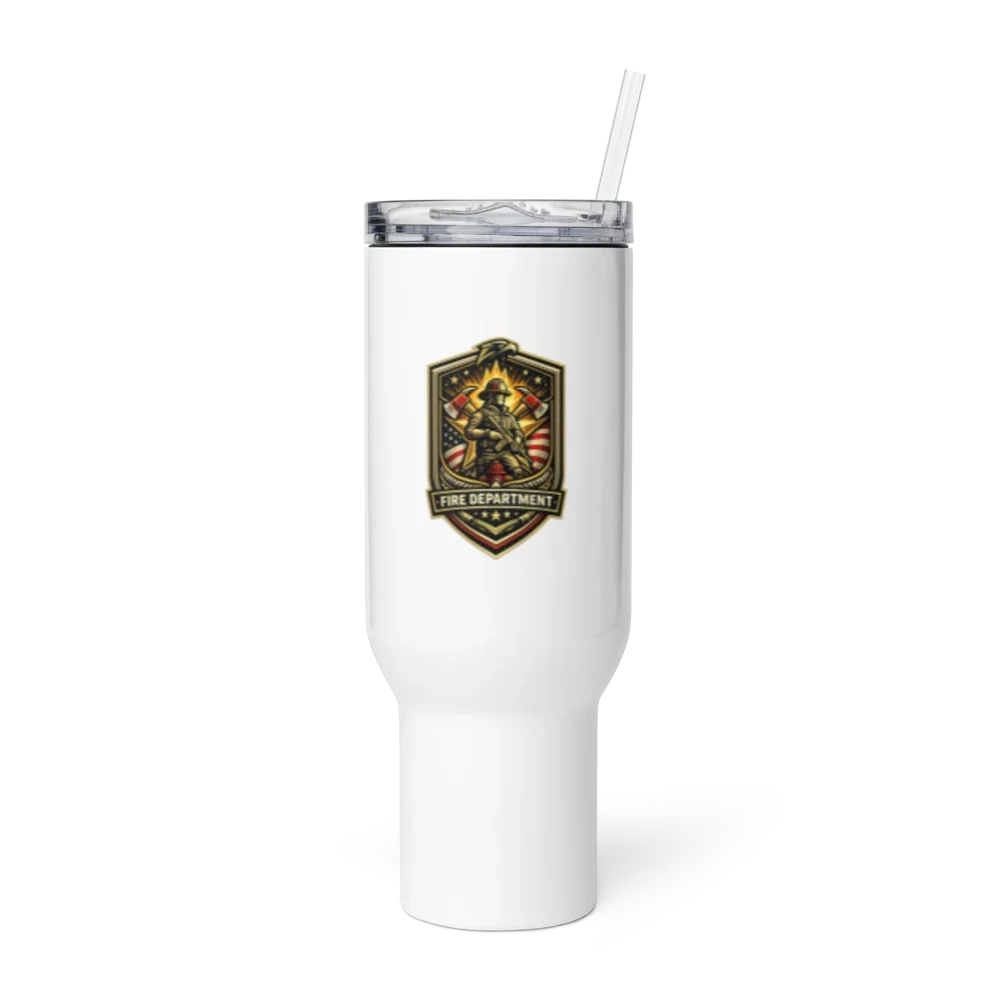 Firefighter Travel Tumbler