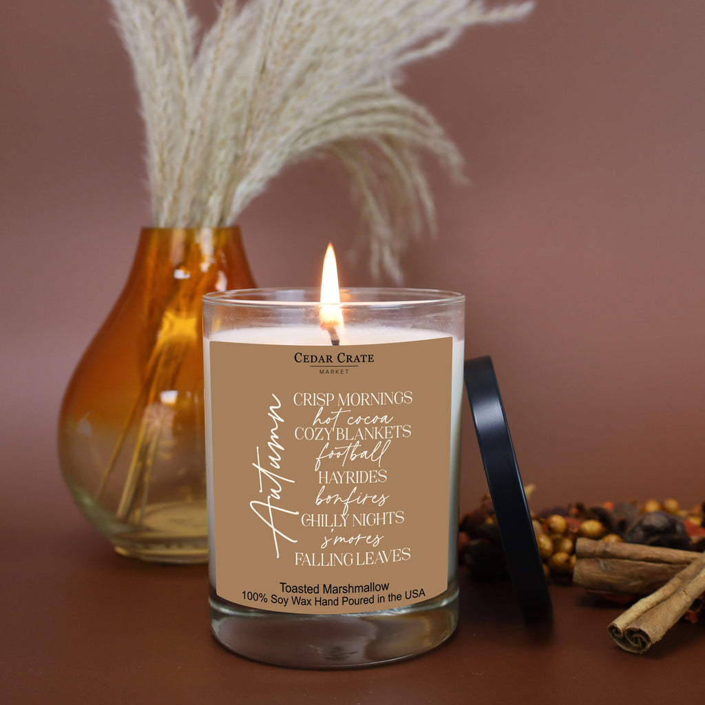 Fall Candle - Autumn Favorite Things - Fall Home Decor