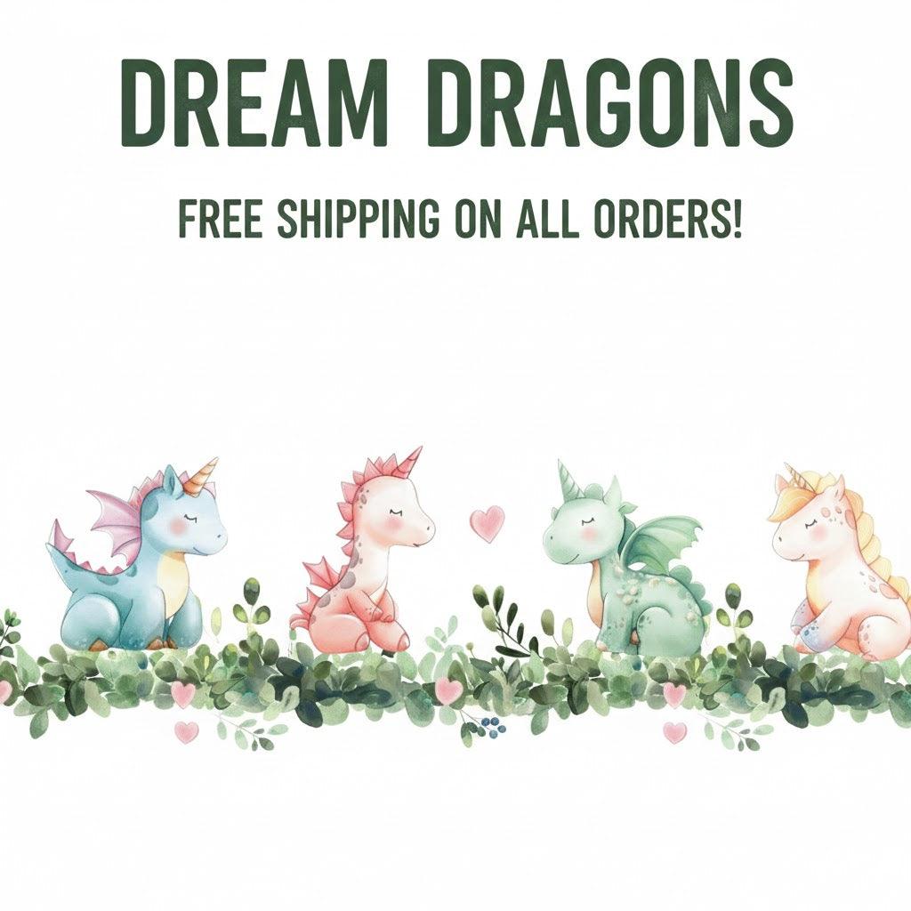 Personalized Unicorn Name Blanket | Three White Horses in Golden Forest