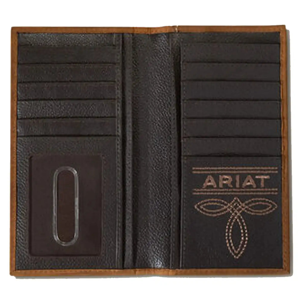 Ariat Embroidered Southwest Inlay - Men's Rodeo Wallet