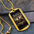 You Are Proof Veteran Dog Tag Necklace