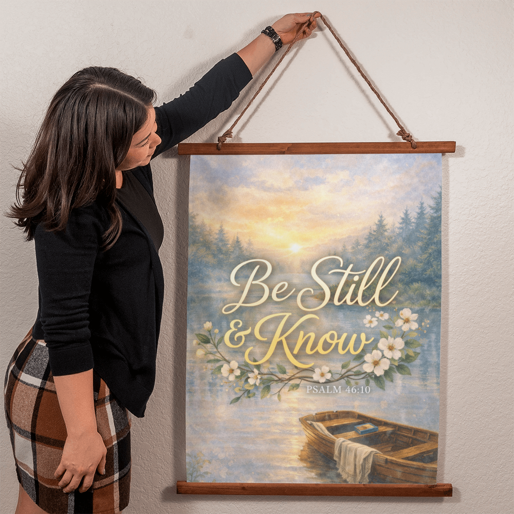 Be Still and Know Christian Wall Tapestry – Psalm 46:10