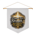 Christian Faith Wall Pennant – Inspirational Home Decor