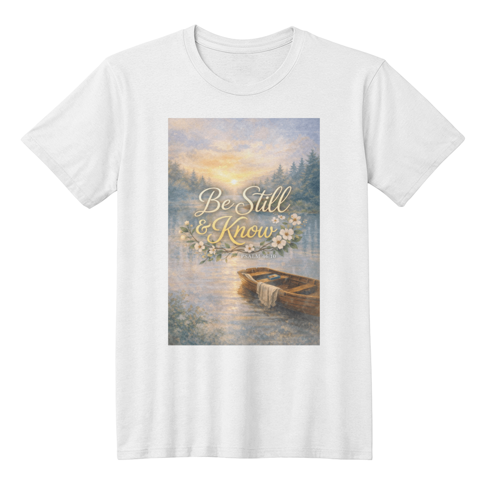 Be Still and Know Christian Shirt – Psalm 46:10
