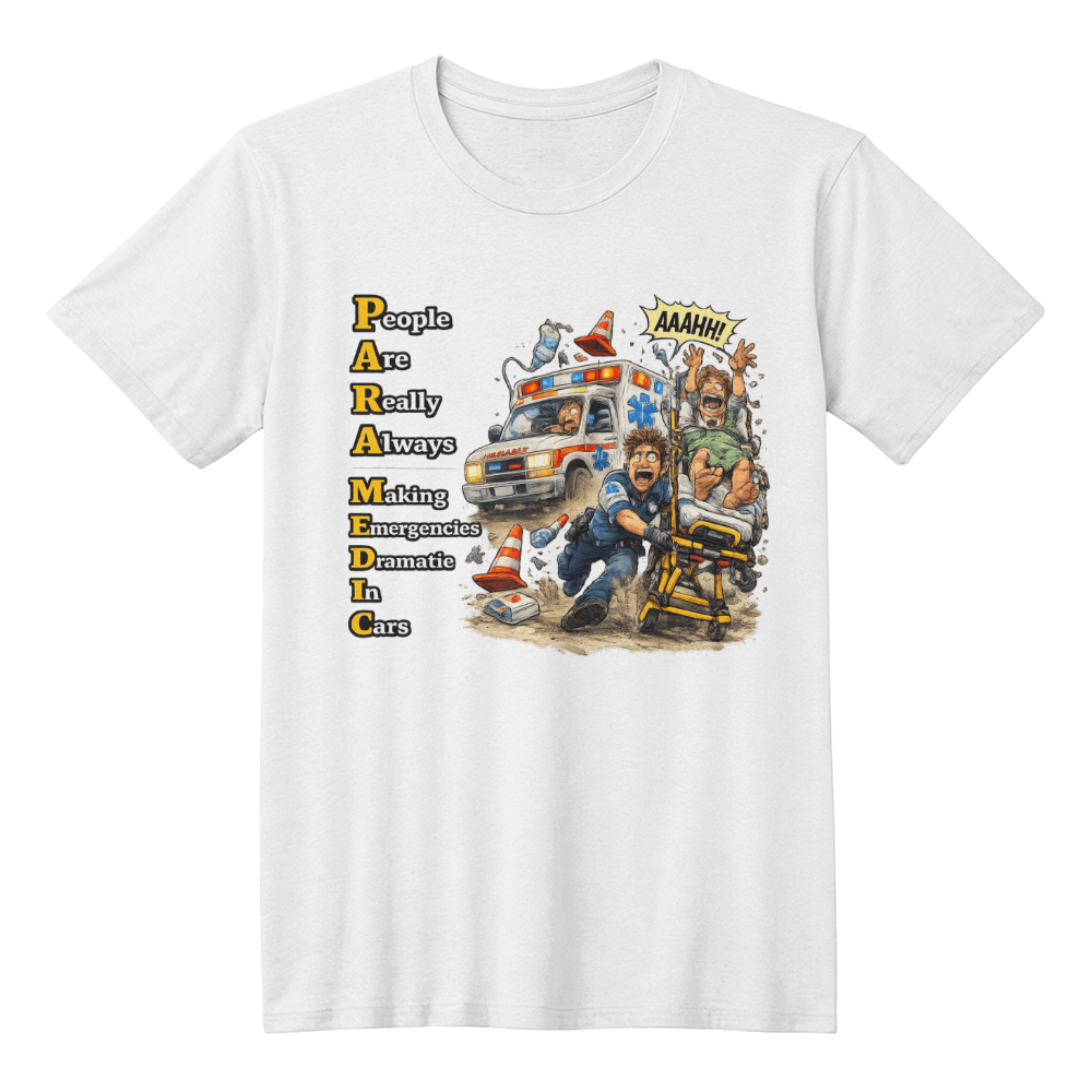 PARAMEDIC Acronym Humor T-Shirt