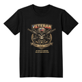 Veteran Skull T-Shirt – Honor • Courage • Sacrifice
